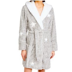 PJ Salvage Star Hooded Robe, New, unused, size: Medium